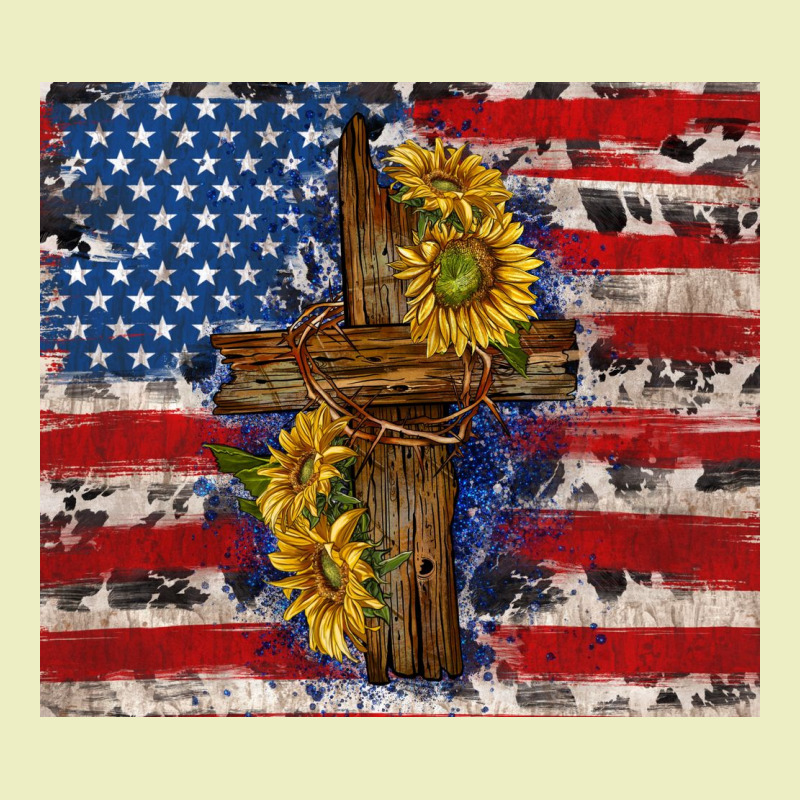 Jesus Christ With American Flag Urban Hoodie by TumblerDesignByShophia | Teevron