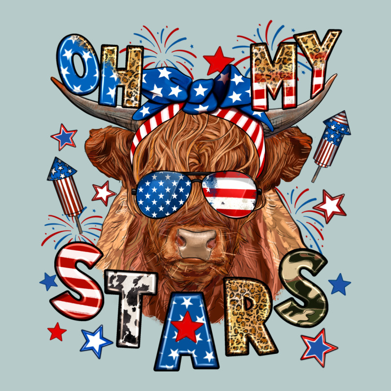 Oh My Stars Highland Cow Heavy Core Tee by RanaPortraitStore | Teevron