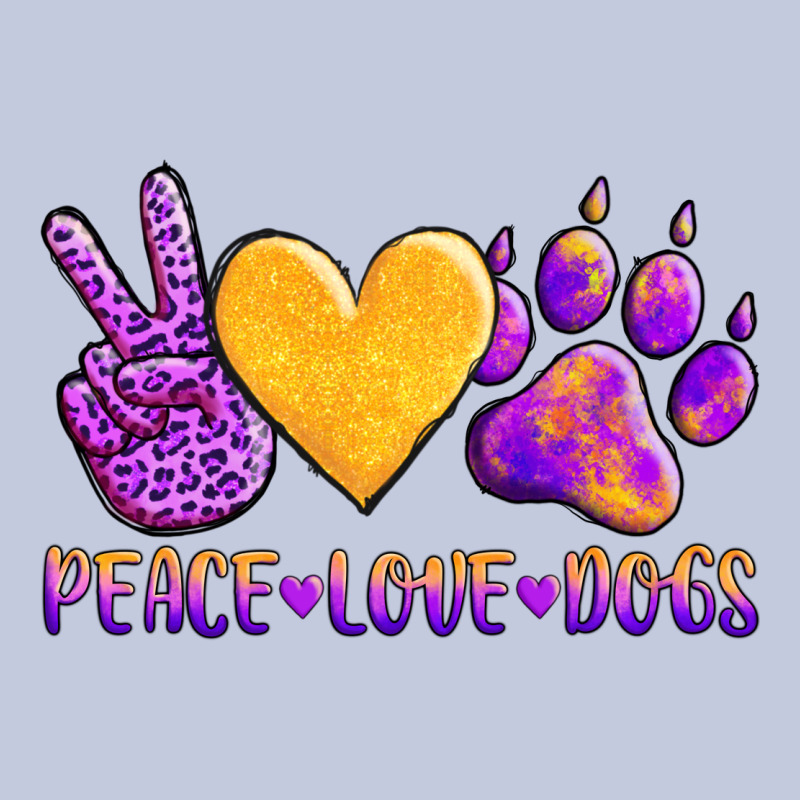 Peace Love Dogs Long Sleeve Tee by AdoDesignShop | Teevron