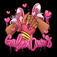 Galentines Afro Girl Sneakers Heavy Core Tee | Teevron