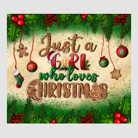 Just A Girl Who Loves Christmas Tumbler Premium Sweatshirt | Teevron
