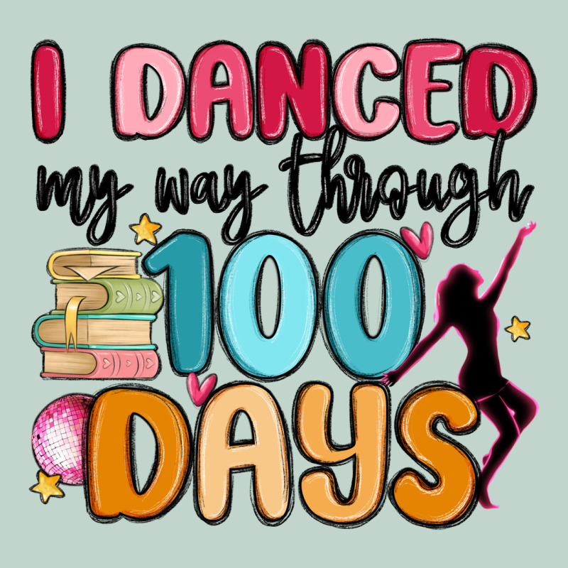 I Danced My Way Through 100 Days Zipper Hoodie by MaliasSmallBusiness | Teevron