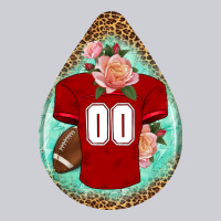 American Football And Western Roses Teardrop Heavyweight Sweatshirt | Teevron