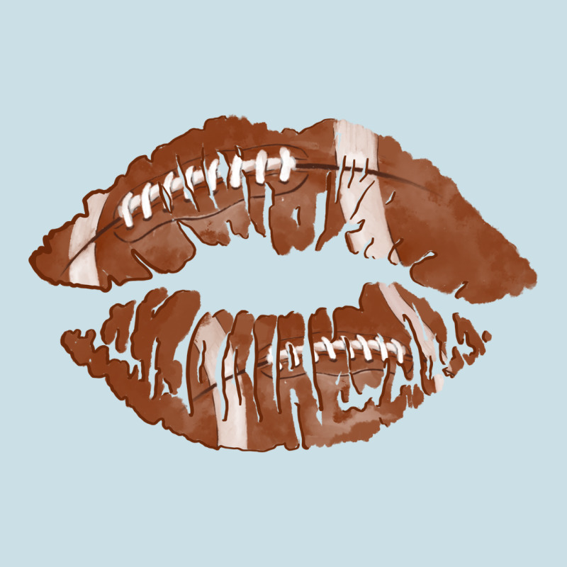 Football Lips Ladies Tee by AdoDesignShop | Teevron