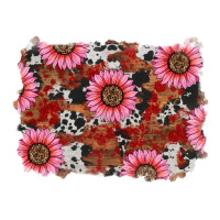 valentines day sunflowers leopard cowhide backgrou | Teevron
