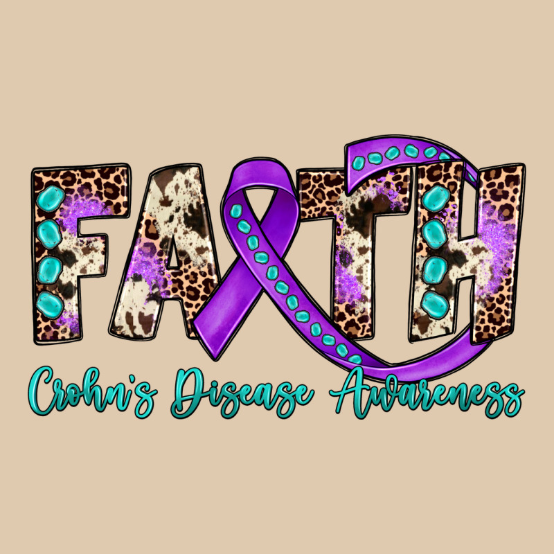 Faith Crohn's Disease Awareness Heavyweight Sweatshirt by JahusDesignShop | Teevron