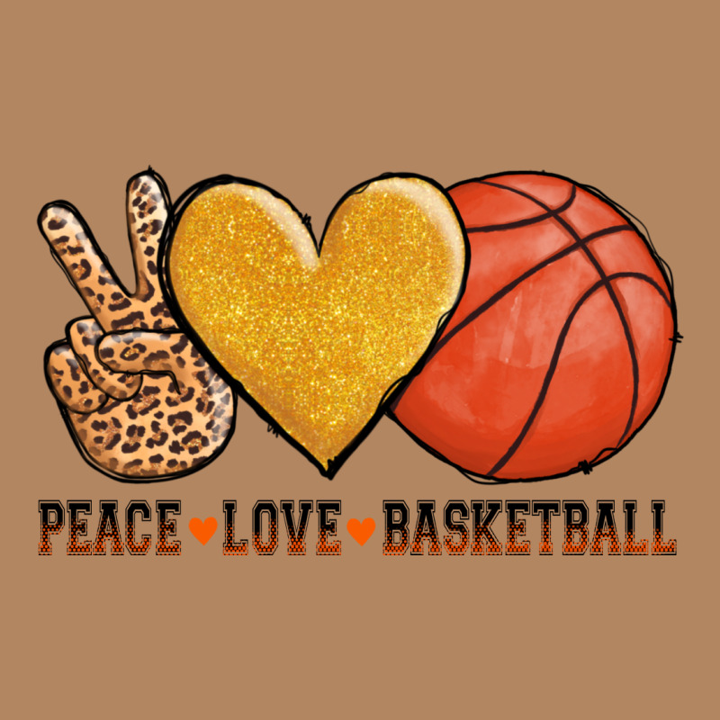 Peace Love Basketball Long Sleeve Tee by AdoDesignShop | Teevron