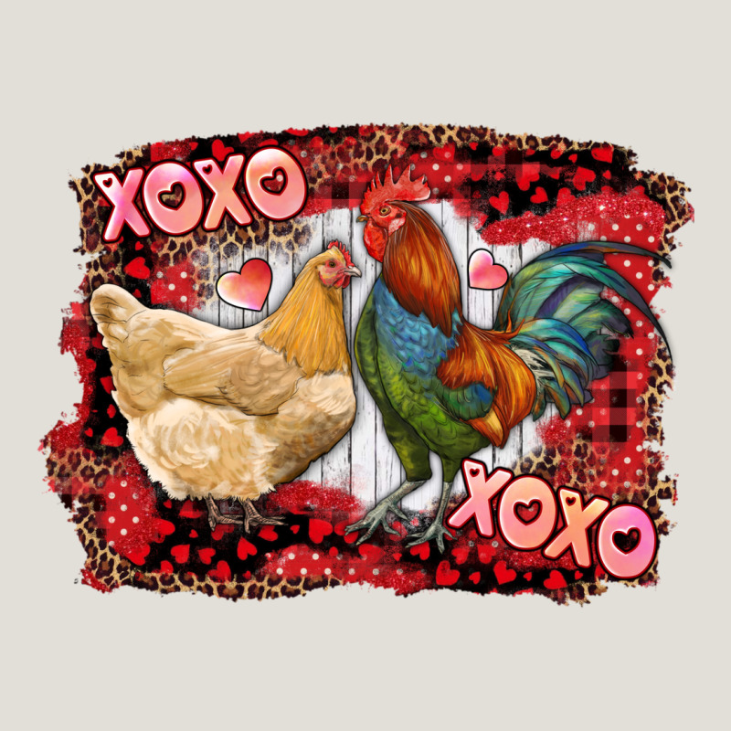 Xoxo Rooster And Chicken Heavy Core Tee by RanaPortraitStore | Teevron