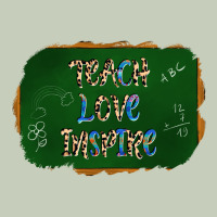 Teach Love Inspire Chalkboard Ladies Tee | Teevron
