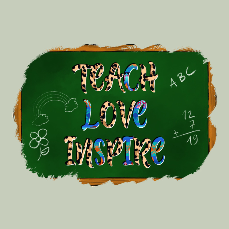 Teach Love Inspire Chalkboard Ladies Tee by AdoDesignShop | Teevron