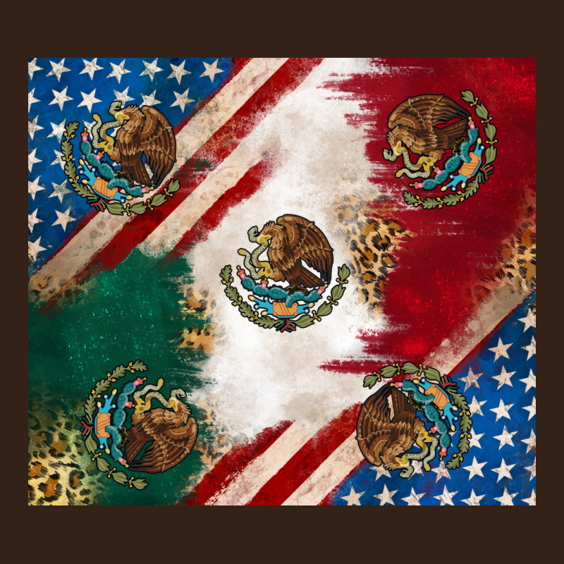 American With Mexican Flag Heavy Core Tee by RanaPortraitStore | Teevron