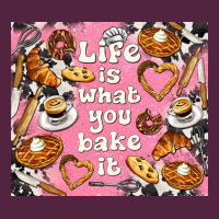 Life Is What You Bake It With Cowhide Urban Hoodie | Teevron