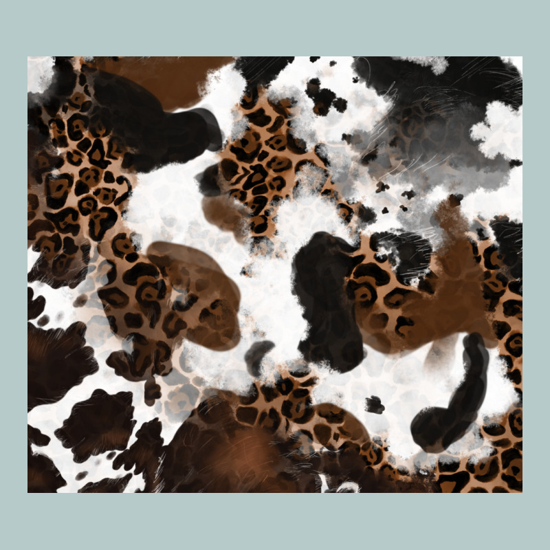 Cowhide And Leopard Pattern Heavy Core Tee by RanaPortraitStore | Teevron