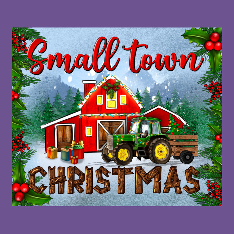 Small Town Christmas Mousepad Vintage Tee by BundleAndBundleShop | Teevron