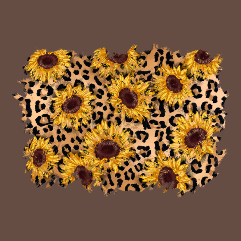 Sunflower Leopard Background Long Sleeve Tee by AdoDesignShop | Teevron