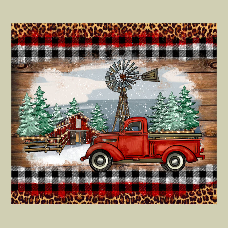 Christmas Farm And Truck Heavy Core Tee by RanaPortraitStore | Teevron