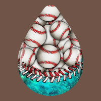 Baseball And Western Roses Teardrop  8 Premium Sweatshirt | Teevron