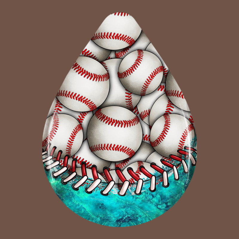 Baseball And Western Roses Teardrop  8 Premium Sweatshirt by BundleAndBundleShop | Teevron