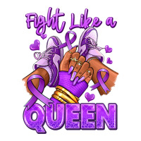 fight like a queen lupus awareness afro girl sneak | Teevron