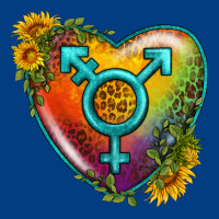 Lgbtq Heart With Sunflower Premium Sweatshirt | Teevron