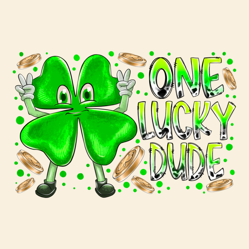 One Lucky Dude Vintage Hoodie by RacoonDesign | Teevron