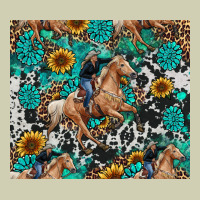 Cowgirl Sunflower Turquoise Heavy Core Tee | Teevron