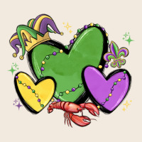 Mardi Gras Hearts Zipper Hoodie | Teevron