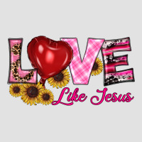 Valentine's Day Love Like Jesus Premium Hoodie | Teevron