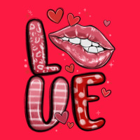 Western Love Lips Zipper Hoodie | Teevron