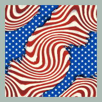 American Flag Seamless Pattern Classic Tee | Teevron