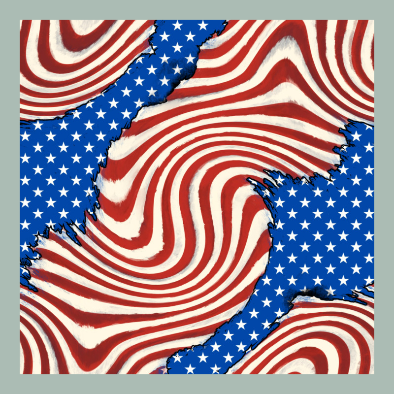 American Flag Seamless Pattern Classic Tee by BundleAndBundleShop | Teevron
