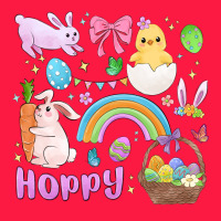Easter Hoppy Bunny Zipper Hoodie | Teevron