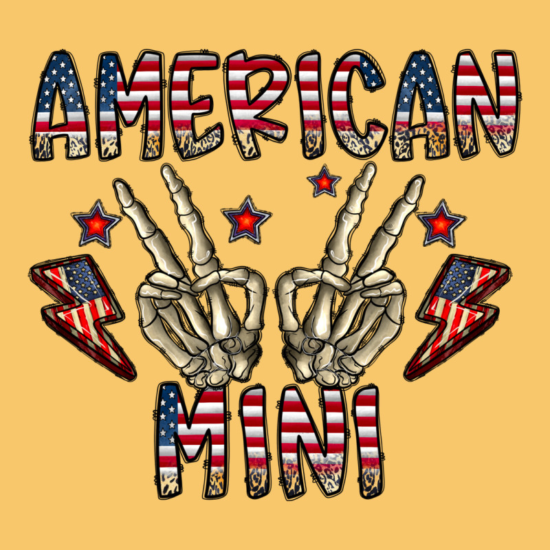 American Mini Vintage Hoodie by CowhideDigitalArt | Teevron