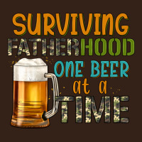 Surviving Fatherhood One Beer At A  Time Heavy Core Tee | Teevron