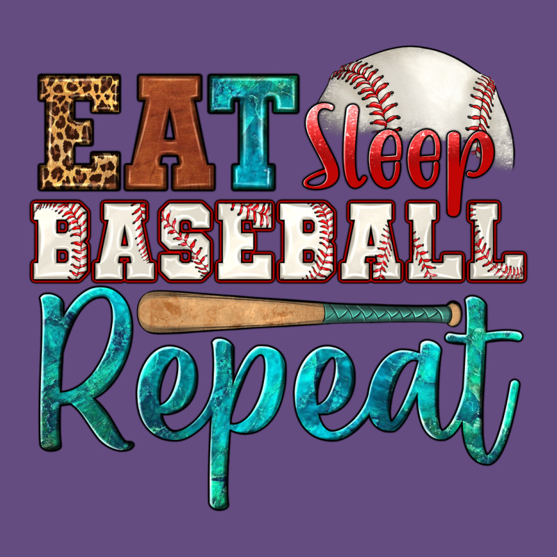 Eat Sleep Baseball Repeat Vintage Hoodie by HRA Design Shop | Teevron