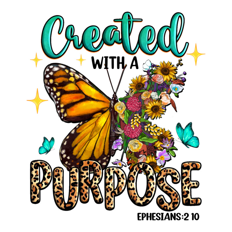 Created With A Purpose Ephesians 2 10 Premium Tee by RanaPortraitStore | Teevron