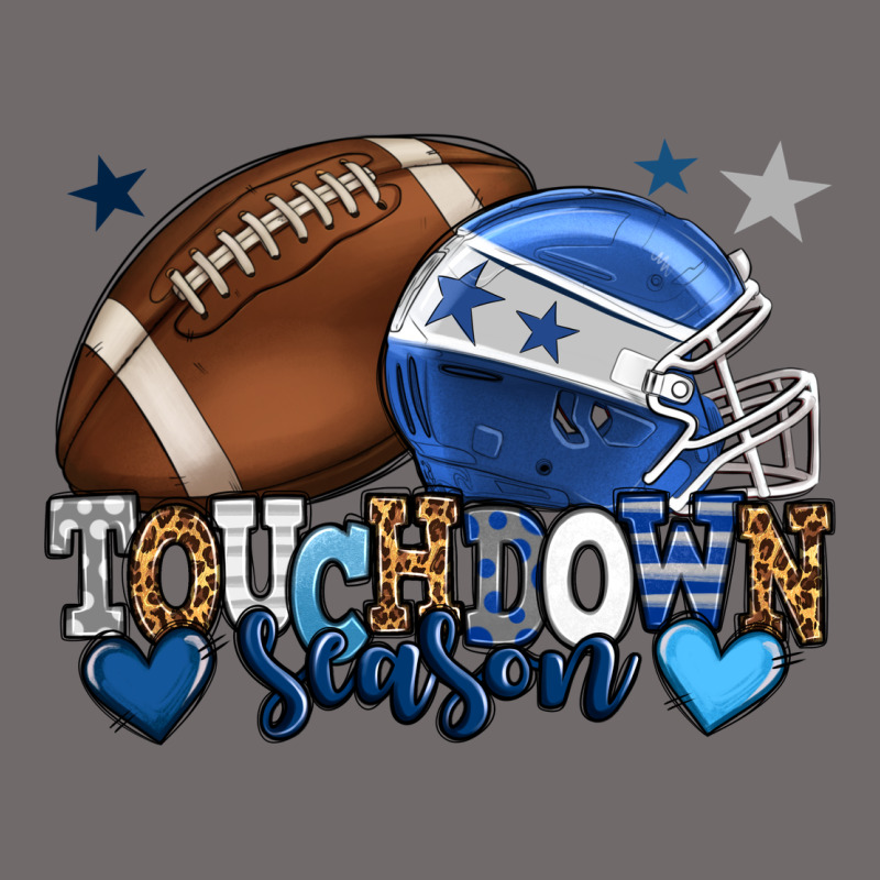 Touchdown Season American Football Blue Team Color Urban Hoodie by HowdyJamesFarm | Teevron
