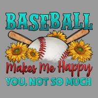 Baseball Makes Me Happy You, Not So Much Vintage Hoodie | Teevron