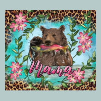 Mama Bear Haunting Fish Floral Heavy Core Tee | Teevron