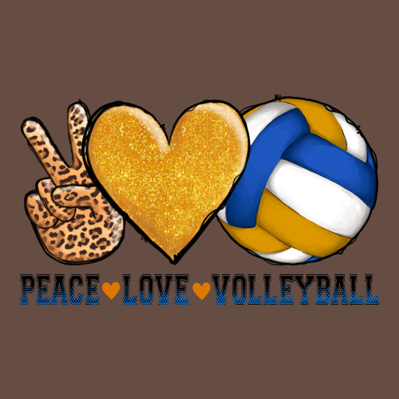 Peace Love Volleyball Long Sleeve Tee by AdoDesignShop | Teevron