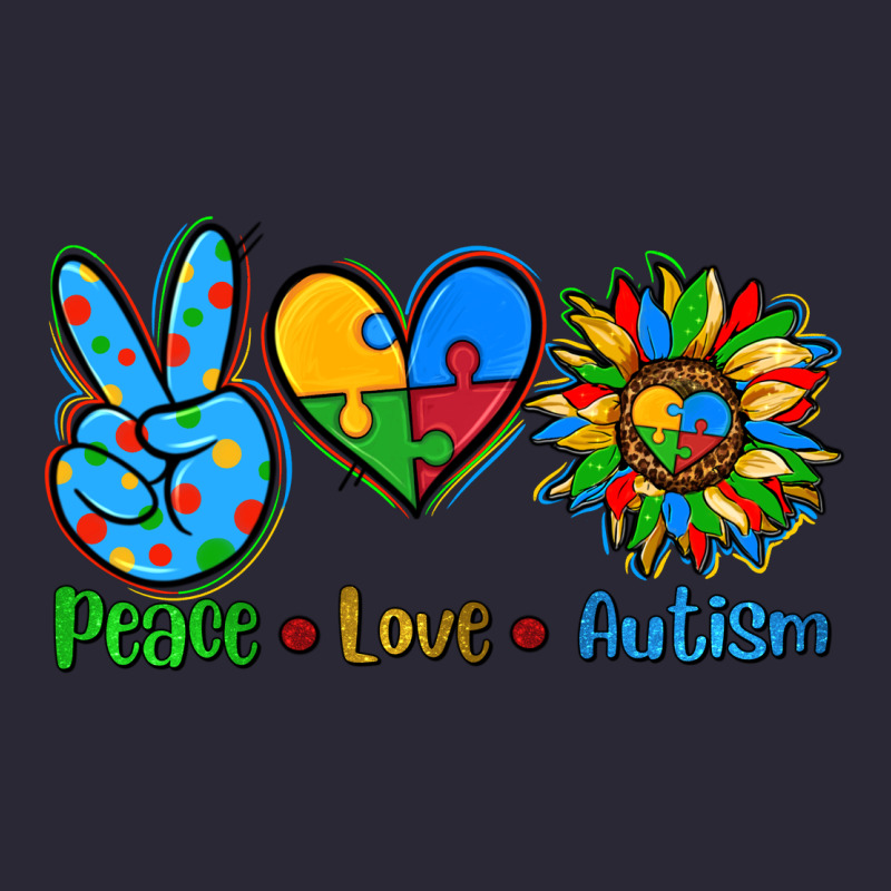 Peace Love Autism Vintage Tee by AdoDesignShop | Teevron