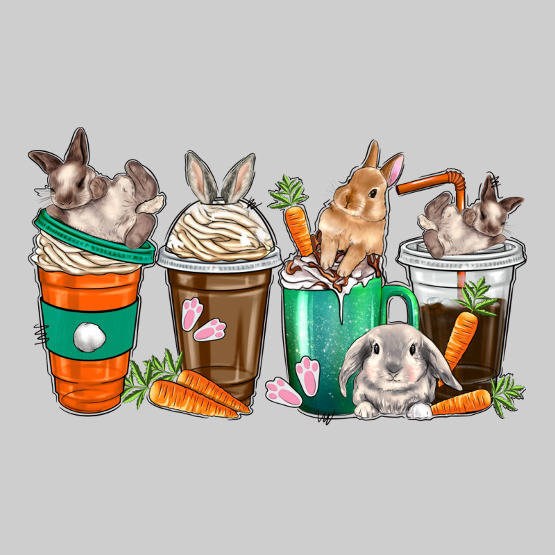 Rabbit Coffee Cups Premium Tee by texasbilliewilder | Teevron