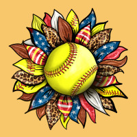 Softball Sunflower Vintage Hoodie | Teevron