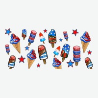 Usa Ice Cream And Popsicles Urban Heavy Tee | Teevron