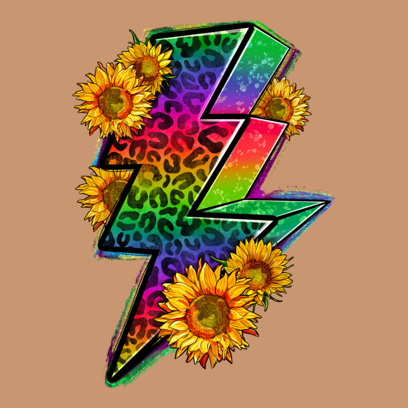 Lgbtq+ Lightnin' Bolt With Sunflower Heavyweight Hoodie by BundleAndBundleShop | Teevron