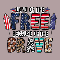 Land Of The Beacause Of The Brave Vintage Hoodie | Teevron