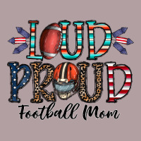 Loud Proud Football Mom Vintage Hoodie | Teevron