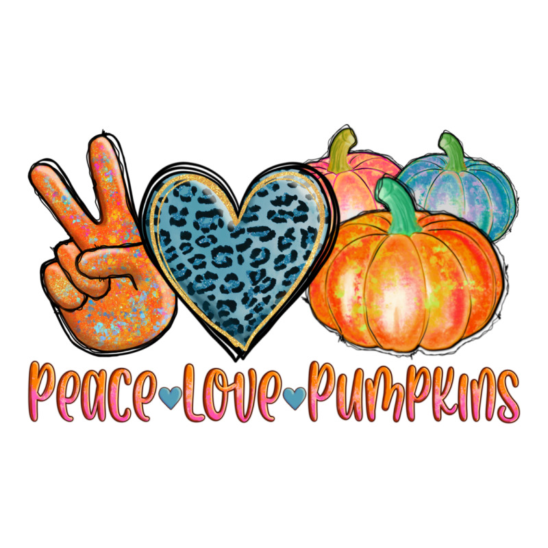 Peace Love Pumpkins Long Sleeve Tee by AdoDesignShop | Teevron