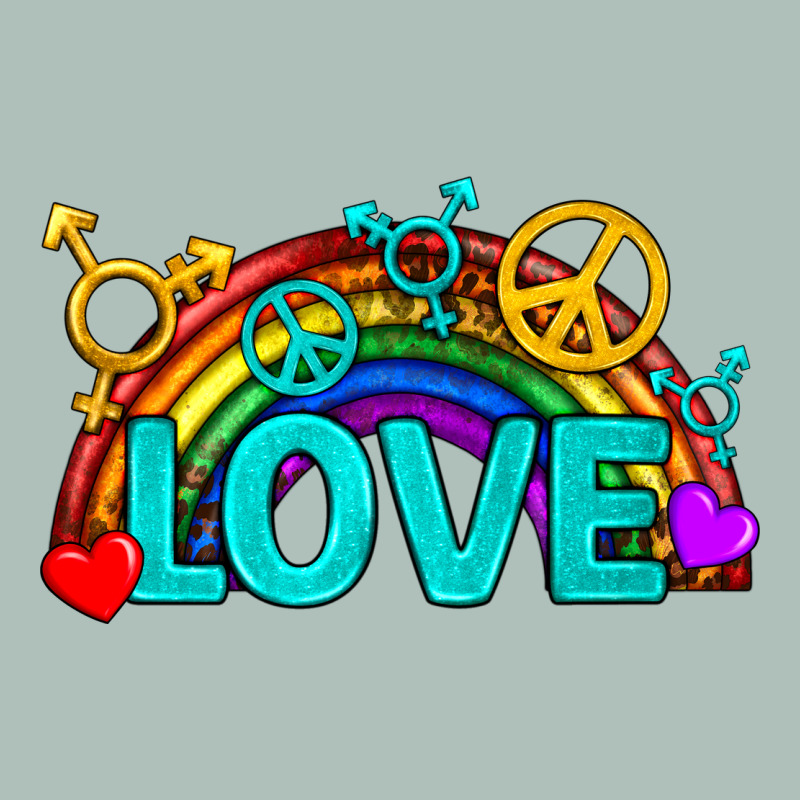 Western Lgbtq+ Love Rainbow Heavyweight Hoodie by BundleAndBundleShop | Teevron