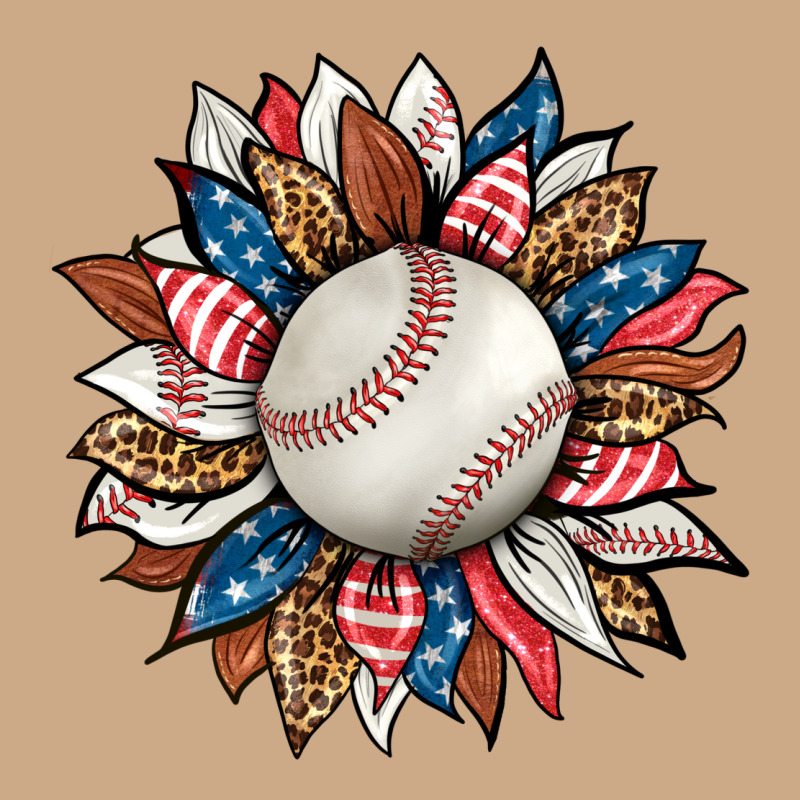Baseball Sunflower Vintage Hoodie by HRA Design Shop | Teevron